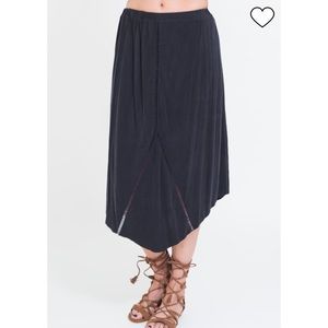Native outsiders midi skirt